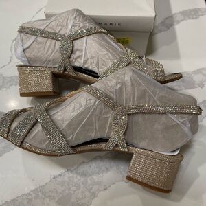 Alex Marie Crennan Gold Sandals